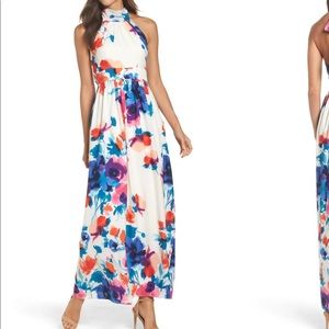 Floral Print Halter Maxi Dress
ELIZA J
Size 6